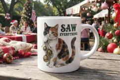 Retro Ornament Mischief Kitties Sublimation Product Image 8