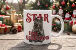 Retro Ornament Mischief Kitties Sublimation Product Image 10