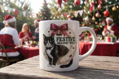 Retro Ornament Mischief Kitties Sublimation Product Image 13