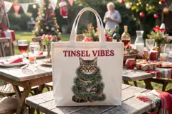 Retro Ornament Mischief Kitties Sublimation Product Image 17