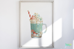 Retro Pastel Christmas Clipart Product Image 4