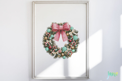 Retro Pastel Christmas Clipart Product Image 5