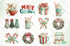 Retro Pastel Christmas Clipart Bundle Product Image 6