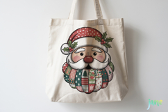 Retro Patchwork Santa Claus Sublimation Product Image 4