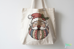 Retro Patchwork Santa Claus Sublimation Product Image 4