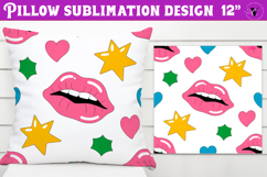 Spring pillow sublimation | Spring &amp; Valentine sublimation Product Image 1