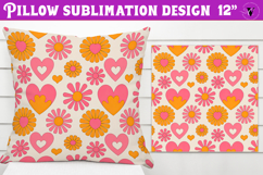 Spring pillow sublimation | Spring &amp; Valentine sublimation Product Image 1