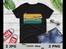 Retro Pennsylvania Vintage Sublimation Png, Pennsylvania Png Product Image 2