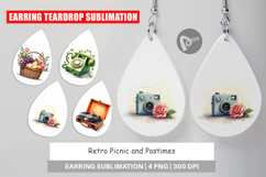 Retro Picnic &amp; Pastimes Earring Product Image 1