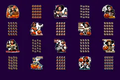 Retro Pin Up Girl Halloween Stickers | Sarcastic Stickers Product Image 4