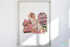 Retro Pin Up Housewife PNG Product Image 2