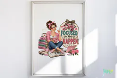 Retro Pin Up Housewife PNG Product Image 2