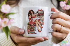 Retro Pin Up Housewife PNG Product Image 4