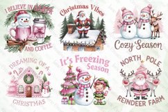 Retro Pink Christmas Sublimation Bundle Product Image 4