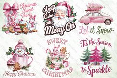 Retro Pink Christmas Sublimation Bundle Product Image 3