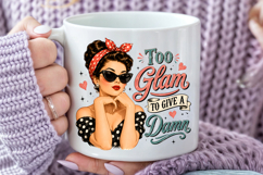 Retro Pinup Girl PNG, Capture The Good Times &amp; Too Glam Product Image 4
