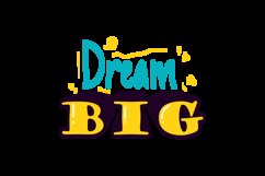 Retro positive lettering sticker design Product Image 2