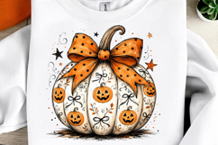 Retro Preppy Fall Pumpkin png Product Image 1