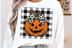 Retro Preppy Pumpkin PNG Product Image 2