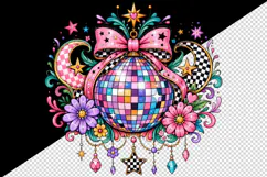 Retro tumbler, mug wrap, clipart sublimation design Product Image 2