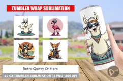 Tumbler Retro Quirky Critters Product Image 1