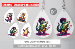 Earring Retro Quirky Critters Product Image 1