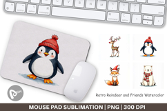 Reindeer and Friends Mouse Pad Product Image 1