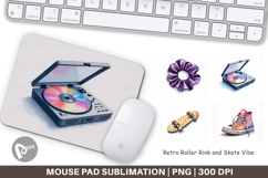 Retro Roller Rink Skate Mouse Pad Product Image 1