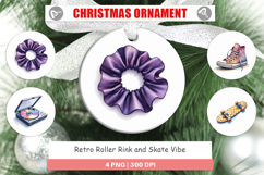Retro Roller Rink Skate Ornament Product Image 1