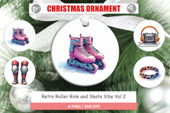 Retro Roller Rink Skate Ornament Product Image 1