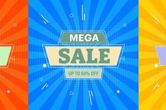 Retro Sale Promotion Vector Design Product Image 14