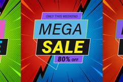 Retro Sale Promotion Vector Design Product Image 5