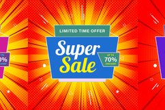 Retro Sale Promotion Vector Design Product Image 7