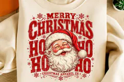 Retro Santa Christmas Holiday Png Product Image 2