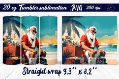 Santa sublimation | Christmas tumbler Product Image 1