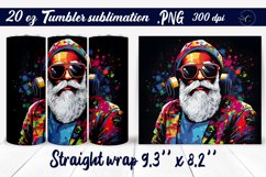 Christmas tumbler | Santa tumbler wrap Product Image 1