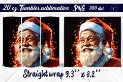 Santa sublimation | Christmas tumbler Product Image 1