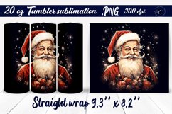 Santa sublimation | Christmas tumbler Product Image 1