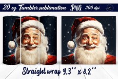 Santa sublimation | Christmas tumbler Product Image 1