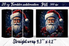 Retro Santa tumbler | Christmas tumbler Product Image 1