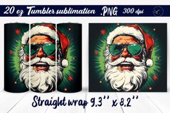 Retro Santa tumbler | Christmas tumbler Product Image 1