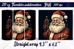 Santa sublimation | Christmas tumbler Product Image 1