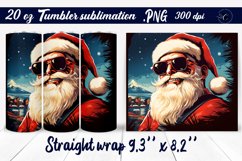 Santa sublimation | Christmas tumbler Product Image 1