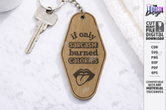 Retro Sarcastic Motel Keychains Laser Cut Bundle | Engraving Product Image 7