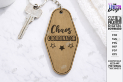 Retro Sarcastic Motel Keychains Laser Cut Bundle | Engraving Product Image 9