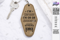 Retro Sarcastic Motel Keychains Laser Cut Bundle | Engraving Product Image 10