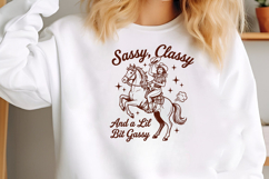 Retro Sassy, Classy, Lil Bit Gassy Design Product Image 2