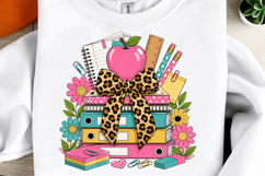 Retro School Coquette Back to School Png Product Image 1