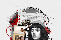 Retro Scrapbook Art Photo Effect Template Product Image 9