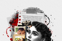 Retro Scrapbook Art Photo Effect Template Product Image 7